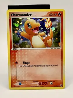 Pokemon TCG Charmander (FireRed & LeafGreen) 57/112 Holo Flawsinphotos - Image 1