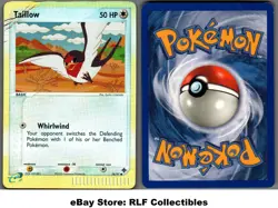 2003 Pokemon, EX Dragon, #76/97 Taillow, Reverse Holo Common - Image 1
