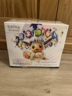 Prismatic Evolutions Elite Trainer Box Pokemon Center Brand New Sealed - Image 1