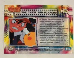Pokemon TCG The Chase for Pikachu Pokemon Topps Mewtwo Strikes Back 28 - Image 2