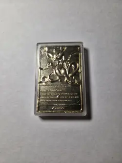 Vintage 1999 Nintendo 23K Gold Plated Pokemon Trading Card - Mewtwo - Image 1