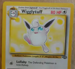 Wigglytuff 32/64 Rare Non-Holo Jungle Set Pokemon Card LP - Image 2