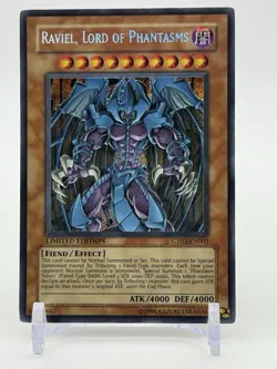 Yu-Gi-Oh! Raviel, Lord of Phantasms Secret Rare Limited CT03-EN003 LP / NM - Image 1