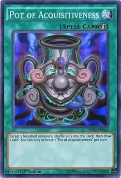 *** POT OF ACQUISITIVENESS *** 1ST EDITION SUPER RARE INOV-EN065 YUGIOH! - Image 1