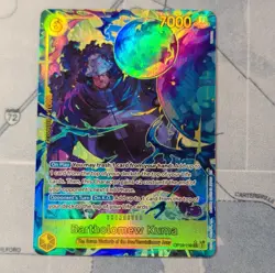 One Piece Card Game Bartholomew Kuma (OP12-119) SEC Holo Bandai English - Image 1