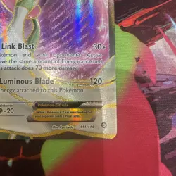 Pokemon TCG English Card XY Steam Siege Gardevoir EX 111/114 Full Art - Image 4