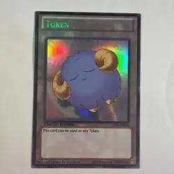 Yu-Gi-Oh Card - LC04-EN004 - Blue SHEEP TOKEN (ultra rare holo) - LP - Image 1