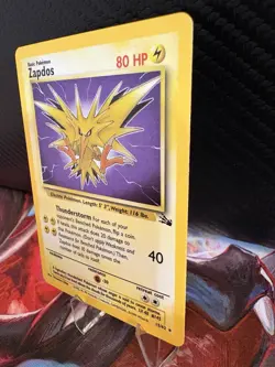 Zapdos Holo Base Set 15/102 LP WOTC Vintage Pokemon Card - Image 3