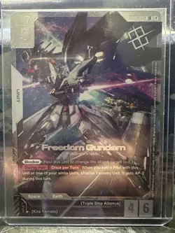 Gundam Card Game | GD01-065 FREEDOM GUNDAM Newtype Challenge Champion ENGLISH - Image 1