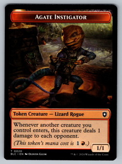 Rabbit T 0003/ Agate Instigator T 0020 Bloomburrow Regular - Image 2