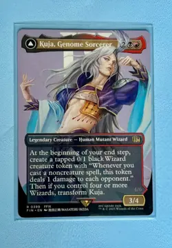 Kuja, Genome Sorcerer / Trance Kuja (399) Borderless, Final Fantasy FIN, MTG - Image 1