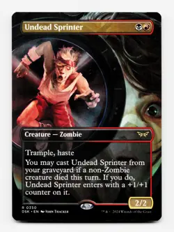 Undead Sprinter (Borderless) - [Duskmourn: House of Horror] MTG NM/M 🔥🌳 - Image 1
