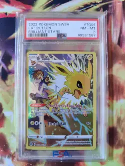 Jolteon TG04/TG30 - Trainer Gallery - Pokemon Brilliant Stars - PSA 8 - Image 1