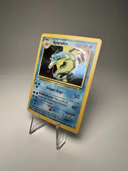 Pokemon Base Set Gyarados Holo Rare #6/102 Unlimited English 1999 TCG - Image 2