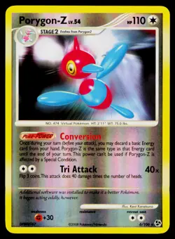 Porygon-Z Reverse Holo #6/106 Rare Pokemon Great Encounters NM - Image 1