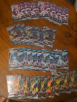40x korean pokemon eevee heroes VMAX card lot - Image 1