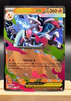 Mega Charizard X Ex MEP 029 Black Star Promo Pokemon TCG NM - Image 1