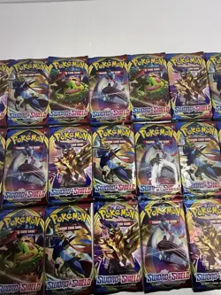 Pokemon TCG Sword And Shield Base Set Booster Pack Lot Of 30x Factory Sealed - Image 3