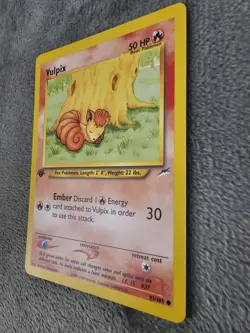 Pokemon Vulpix 91/105 1st Edition NEO Destiny NM- - Image 3