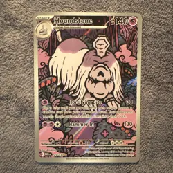 Pokemon - Houndstone - 145/132 - ME01: Mega Evolution - Holo - Illustration R NM - Image 1