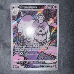 Pokemon - Houndstone - 145/132 - ME01: Mega Evolution - Holo - Illustration R NM - Image 2
