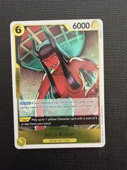 Nico Robin OP09-107 R - One Piece TCG Foil Emperors in the New World Near Mint - Image 1
