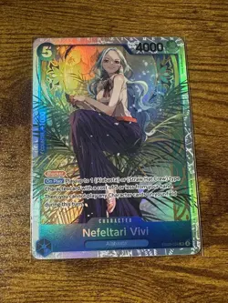 One Piece TCG Nefeltari Vivi EB03-024 Extra Booster Heroines Edition SR Eng NM - Image 1