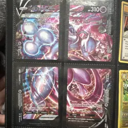 Pokemon Mewtwo V-UNION Holo Promo Card Lot Sword & Shield Set 4 Cards - Image 1