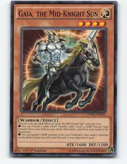 Gaia, the Mid-Knight Sun #DUEA-EN091 1st Edition Yugioh Card - Image 1