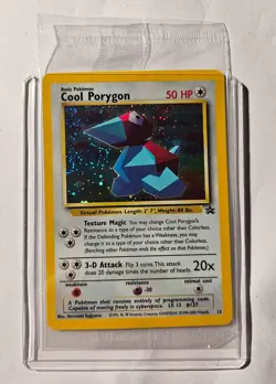 Pokemon TCG Card - Cool Porygon Promo Black Star #15 (NEW, SEALED!!) - Image 1