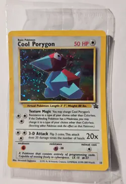 Pokemon TCG Card - Cool Porygon Promo Black Star #15 (NEW, SEALED!!) - Image 3