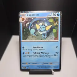 Vaporeon 168 (Cosmos Holo) Sv: Scarlet & Violet Promo Cards Holo - Image 1