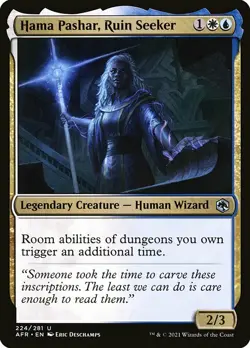 MTG D&D AFR *FOIL* U Hama Pashar Ruin Seeker #224 - Image 1