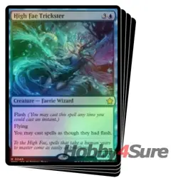 Foil High Fae Trickster X4 M/NM Magic: The Gathering MTG Foundations - Image 1