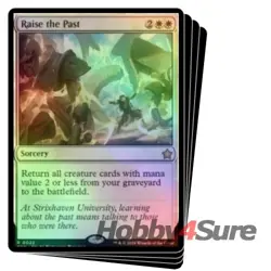 Foil Raise The Past X4 M/NM Magic: The Gathering MTG Foundations - Image 1