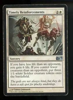 Timely Reinforcements - Core Set 2012 - MP- Uncommon - Magic The Gathering MTG - Image 1