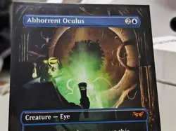 Abhorrent Oculus Borderless MTG NM Duskmourn: House of Horror Mythic - Image 3