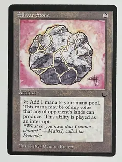 1x MTG Fellwar Stone - The Dark - Regular - LP - Magic The Gathering - Image 1