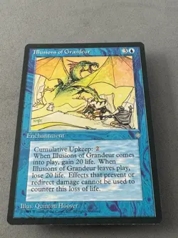 Illusions of Grandeur—MtG Ice Age—Never Played Near Mint+—Vintage RESERVE LIST - Image 3