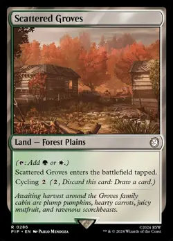 Scattered Groves #286 (NM) - MTG - Universes Beyond Fallout Magic: The Gathering - Image 1
