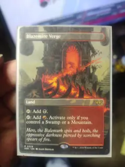 Blazemire Verge (Borderless) Duskmourn: House of Horror Regular - Image 1