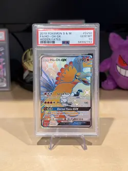 Pokemon TCG Ho-Oh GX SV50/SV94 Hidden Fates PSA 10 GEM MT - Image 1