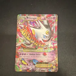 Pokemon M Gengar EX Mega Evolution Holo XY166 - Image 1