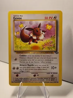 Eevee Jungle 51/64 Regular Unlimited Common **ITALIAN** Vintage Rare Pokemon LP - Image 1
