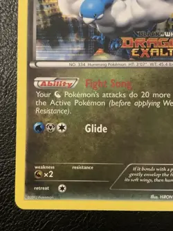 Altaria BW48 Black & White Dragons Exalted Stamped Prerelease Promo Pokemon LP - Image 5