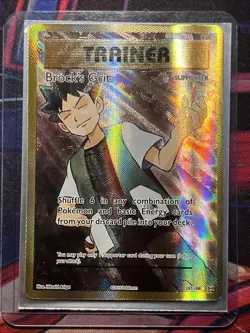 Pokemon TCG XY Evolutions Full Art Trainer Brock's Grit 107/108 - Image 1