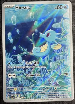 Horsea 067/064 Sv: Shrouded Fable Holo Illustration Rare Pokemon TCG NM - Image 1