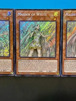 3x Maiden Of White | SDWD-EN041 | Secret Rare | HOLO BLEED! | NM | YuGiOh! - Image 3