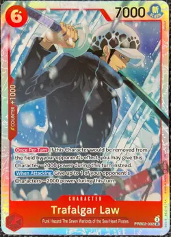One Piece Trafalgar Law PRB02-002 SR NM - Image 1