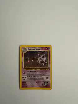 Sabrina's Gengar 14/132 Gym Heroes Holo Rare Card - Image 3